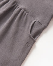 Load image into Gallery viewer, Long Sleeve Ribbed Dress - Graphite
