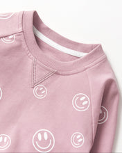 Load image into Gallery viewer, Smiley Pullover - Dusty Purple