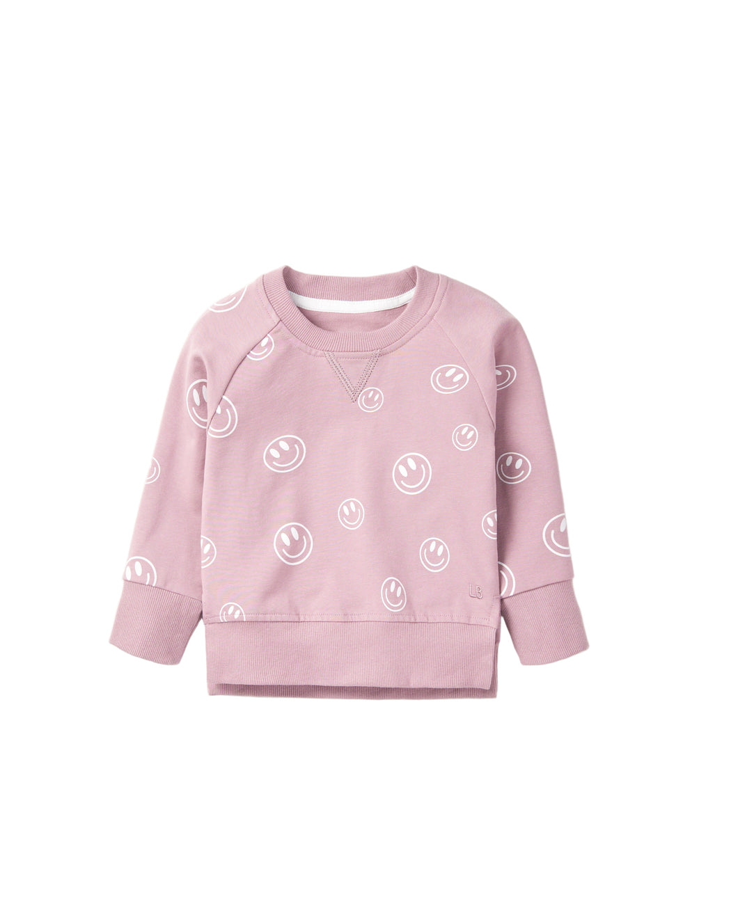 Smiley Pullover - Dusty Purple