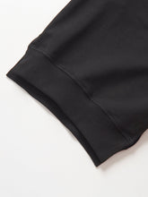 Load image into Gallery viewer, Side Checkered Pullover - Black