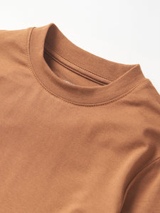 Oversized Bamboo Tee - Chestnut