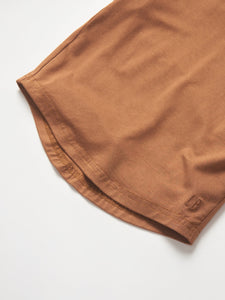 Oversized Bamboo Tee - Chestnut