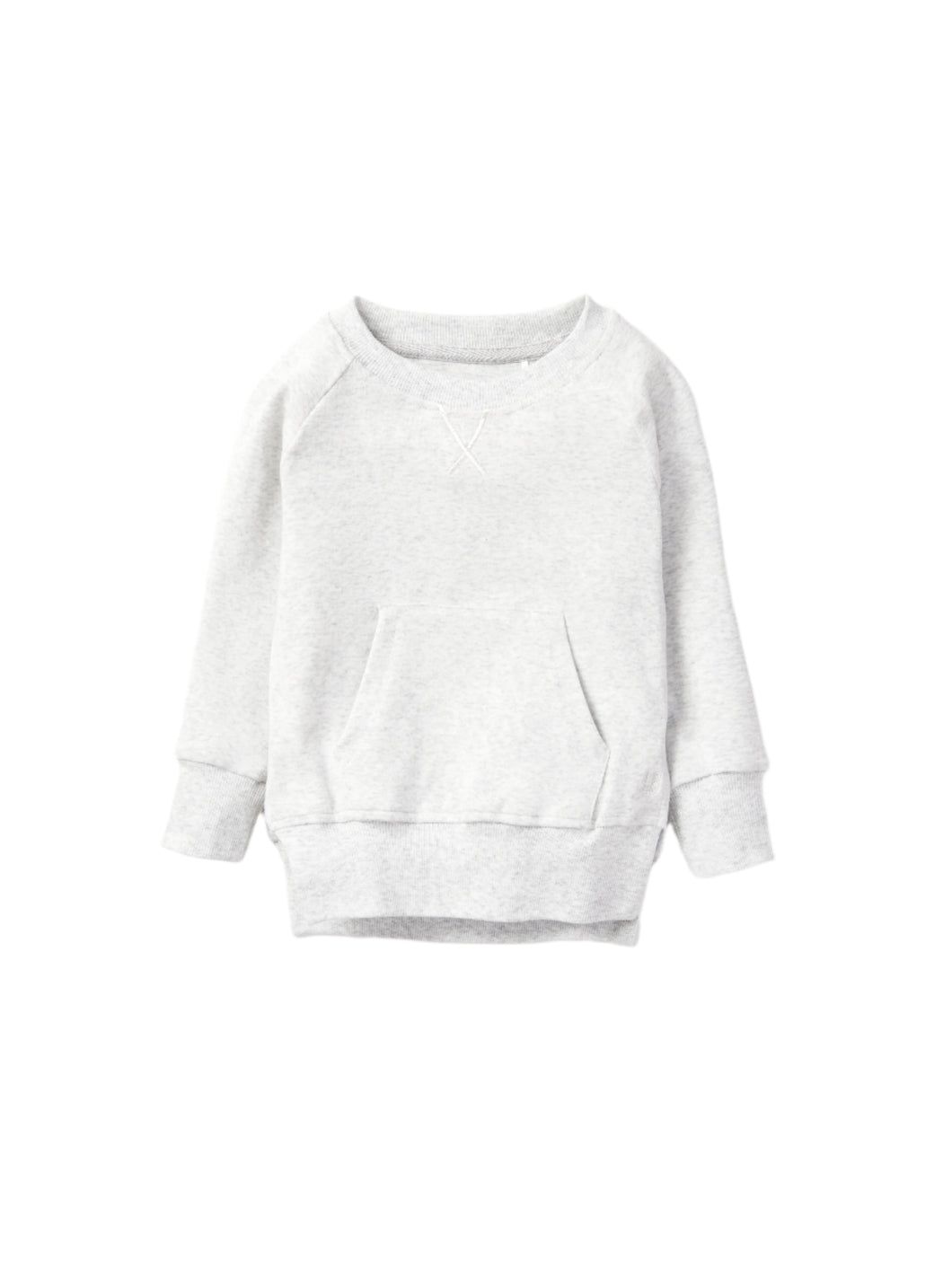 Pocket Pullover - Light Heather Grey