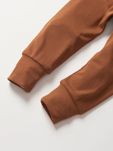 Ribbed Legging - Chestnut