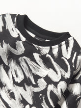 Load image into Gallery viewer, Brush Stroke Crewneck - Black