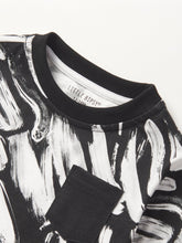 Load image into Gallery viewer, Brush Stroke Tee - Black