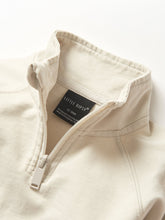 Load image into Gallery viewer, Quarter Zip Pullover - Almond Wash
