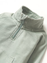 Load image into Gallery viewer, Quarter Zip Pullover - Basil Wash