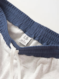 Adult USA Raw Edge Sweatshort - Heather Grey