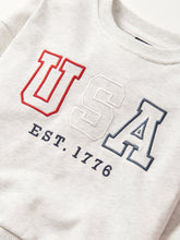 Load image into Gallery viewer, USA Lightweight Crewneck - Heather Grey