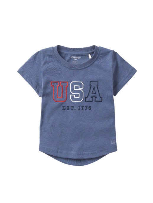 USA Tee - Navy
