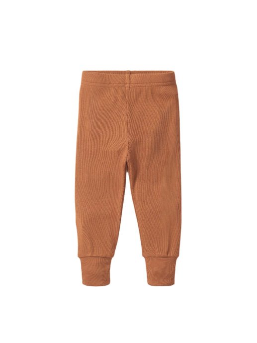 Ribbed Legging - Chestnut
