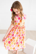 Load image into Gallery viewer, Don&#39;t Worry, Be Hippy Tank Twirl Dress