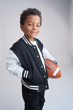 Load image into Gallery viewer, Varsity Jacket - Black