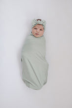 Load image into Gallery viewer, Sage Bamboo Stretch Swaddle