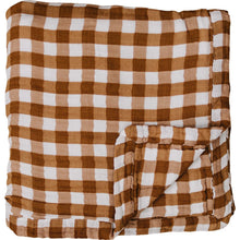 Load image into Gallery viewer, Gingham Muslin Quilt