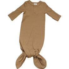 Load image into Gallery viewer, Cafe Organic Cotton Ribbed Knot Gown