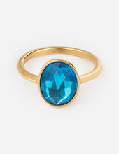 Load image into Gallery viewer, Ocean Blue Gemstone Ring