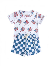 Load image into Gallery viewer, Cargo Shorts Set | Patriotic Vibes