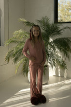 Load image into Gallery viewer, Pre-Teen Flare Bamboo Pajamas | Red Gingham