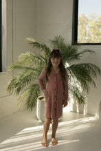 Load image into Gallery viewer, Toddler Bamboo Sleeping Dress | Red Gingham