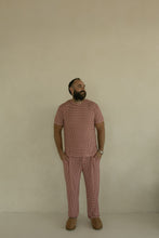Load image into Gallery viewer, Men&#39;s Short Sleeve Bamboo Pajamas | Red Gingham