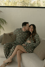 Load image into Gallery viewer, Men&#39;s Short Sleeve Bamboo Pajamas | Santa Checkerboard