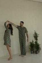 Load image into Gallery viewer, Women&#39;s Bamboo Sleeping Dress | Santa Checkerboard