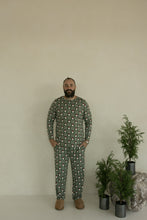 Load image into Gallery viewer, Men&#39;s Bamboo Pajamas | Santa Checkerboard