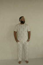 Load image into Gallery viewer, Men&#39;s Short Sleeve Bamboo Pajamas | Candy Cane