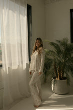 Load image into Gallery viewer, Long Sleeve Women&#39;s Bamboo Pajamas | Candy Cane