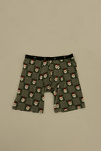 Load image into Gallery viewer, Men&#39;s Bamboo Boxers (3 Pack) Red Gingham, Candy Cane &amp; Santa Checkerboard