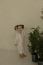 Load image into Gallery viewer, Toddler Bamboo Sleeping Dress | Candy Cane