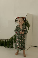 Load image into Gallery viewer, Toddler Bamboo Sleeping Dress | Santa Checkerboard