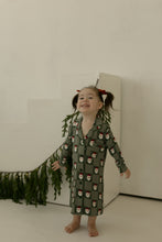 Load image into Gallery viewer, Toddler Bamboo Sleeping Dress | Santa Checkerboard