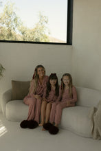 Load image into Gallery viewer, Pre-Teen Flare Bamboo Pajamas | Red Gingham