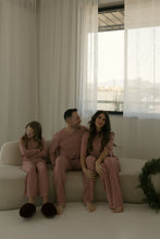 Load image into Gallery viewer, Pre-Teen Flare Bamboo Pajamas | Red Gingham