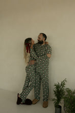 Load image into Gallery viewer, Men&#39;s Bamboo Pajamas | Santa Checkerboard