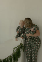 Load image into Gallery viewer, Men&#39;s Short Sleeve Bamboo Pajamas | Santa Checkerboard