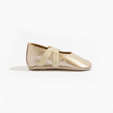 Load image into Gallery viewer, Platinum Ballet Slipper Baby Shoe