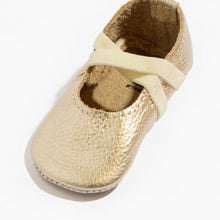 Load image into Gallery viewer, Platinum Ballet Slipper Baby Shoe