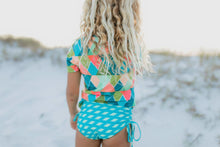 Load image into Gallery viewer, Diamond Rash Guard Swimsuit