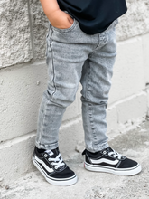 Load image into Gallery viewer, Grey Wash Denim