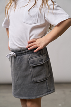 Load image into Gallery viewer, Cargo Skort - Charcoal Wash