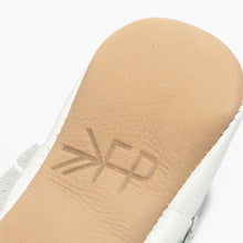 Load image into Gallery viewer, Toasted Bright White Moccasin Baby Shoe