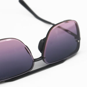 Bella Faded Purple and Pink - Tangle Free Aviator Sunglasses