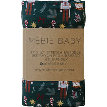 Load image into Gallery viewer, Green Nutcracker Stretch Swaddle