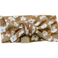 Load image into Gallery viewer, Mustard Floral Bamboo Head Wrap