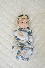 Load image into Gallery viewer, Patchwork Print Muslin Swaddle Blanket