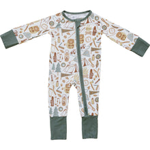 Load image into Gallery viewer, Camping Trip Ribbed Bamboo Zipper